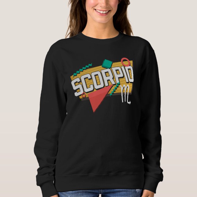 Camiseta Scorpio 90s Horoscope Zodiac Sign Astrology (Frente)