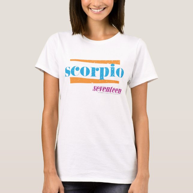 Camiseta Scorpio Aqua (Frente)