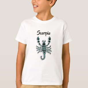 Camiseta Scorpio Birthday - Sinal de Horoscópio Zodiac Sco