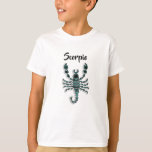 Camiseta Scorpio Birthday - Sinal de Horoscópio Zodiac Scor<br><div class="desc">Scorpio Horoscope Sign Scorpion shirt</div>
