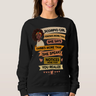 Camiseta Scorpio Birthday Women Horoscope ZodiboNascer Em O