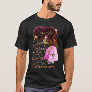 Camiseta Scorpio Girl Birthday Melanin Afro Queen