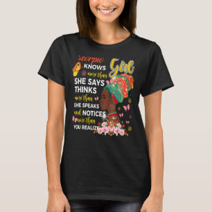 Camiseta Scorpio Girl Sabe Mais Do Que Diz Aniversário Gir