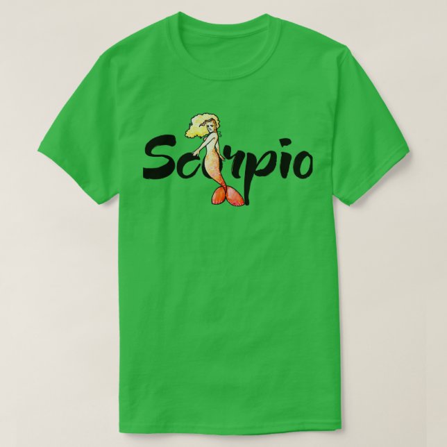 Camiseta Scorpio Mermaid (Frente do Design)