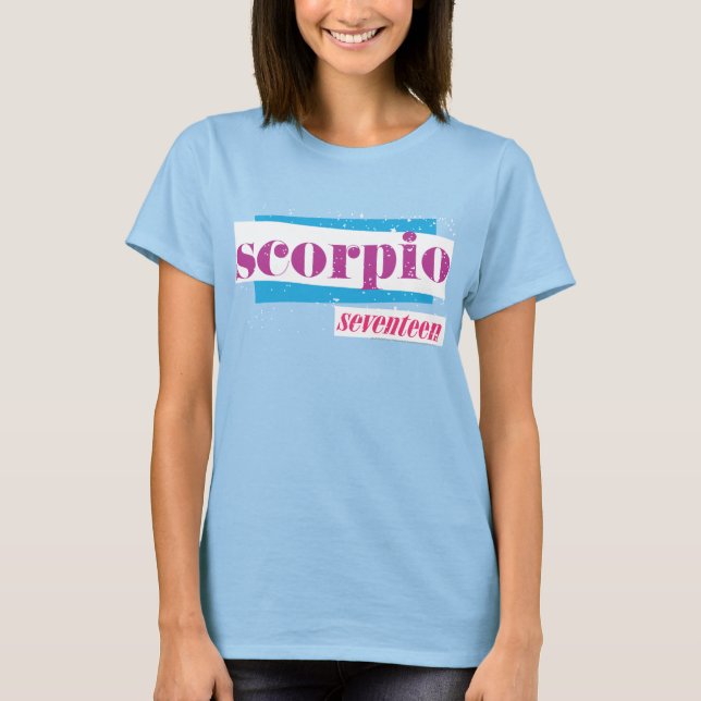 Camiseta Scorpio Purple (Frente)