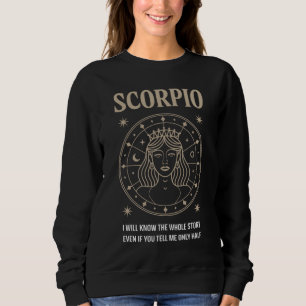 Camiseta Scorpio Queen: Conheço a citação da história intei