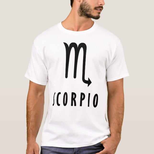 Camiseta Scorpio zodiac (Frente)