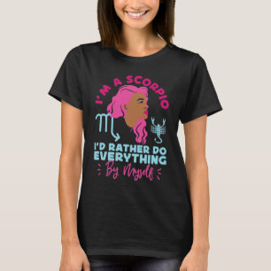Camiseta Scorpio Zodiac Eu Preferencialmente Fazer Tudo Soz