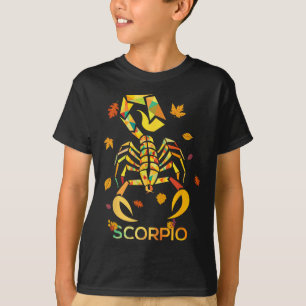 Camiseta Scorpio Zodiac Fall Scorpion Aniversário