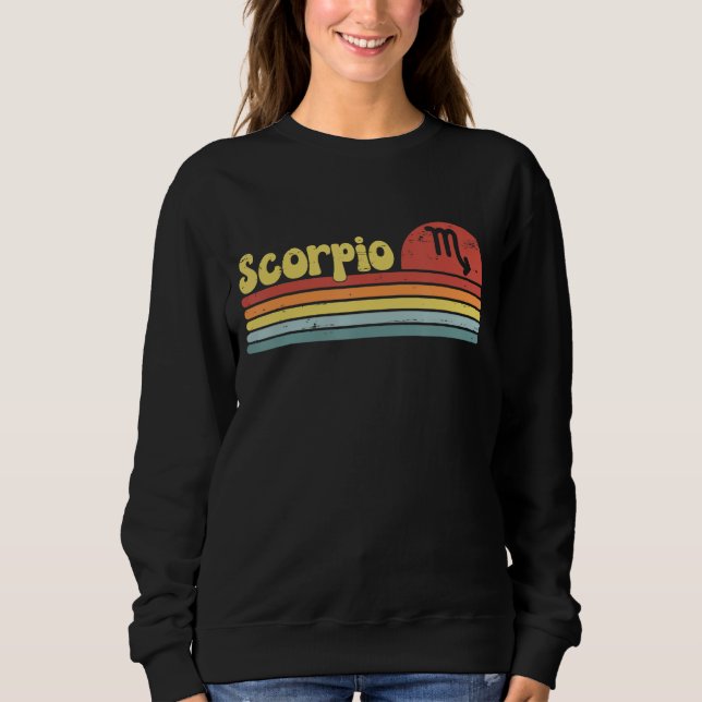 Camiseta Scorpio Zodiac - Sinal 70s Estilo Hippie 3 (Frente)