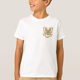 Camiseta Scorpio Zodiac - Tribal Dourado