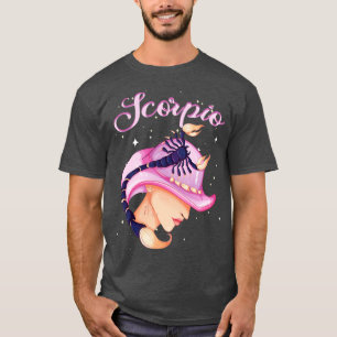 Camiseta Scorpio Zodiopio - Sinal de Horoscópio Aniversário