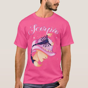 Camiseta Scorpio Zodiopio - Sinal de Horoscópio Aniversário