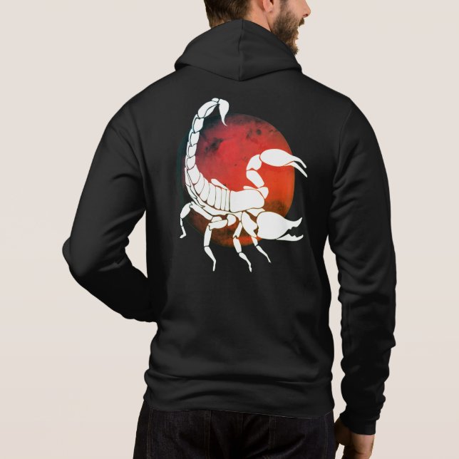 Camiseta Scorpion Silhouette | Sinal de Scorpio Zodiac (Verso)