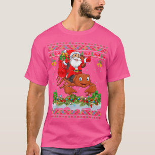 Camiseta Scorpion Xmas Pajamas Ugly Papais noeis Andando Es