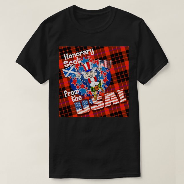 Camiseta Scot Honorário dos EUA (Frente do Design)
