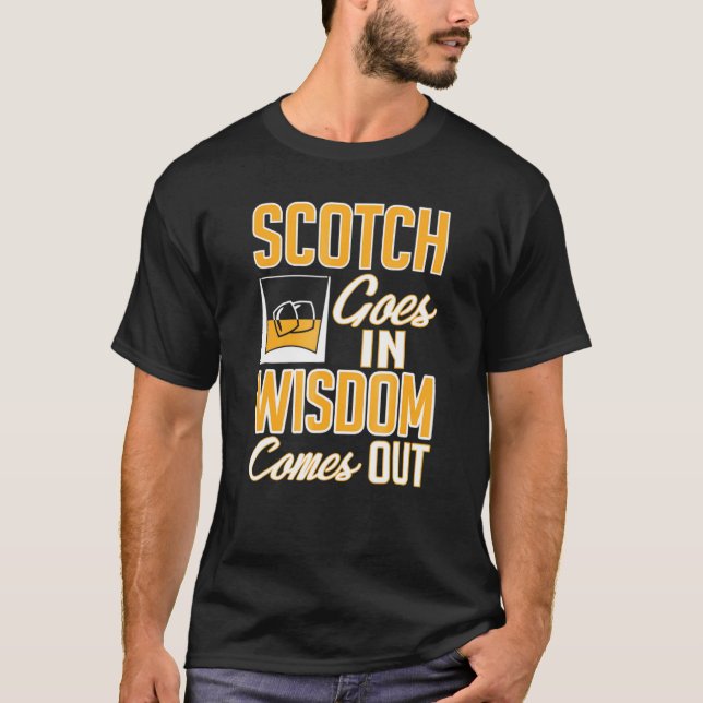 Camiseta Scotch Whiskey Wisdom Sai (Frente)