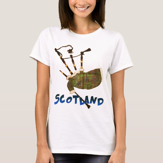 Camiseta Scotland Bagpipe (Frente)