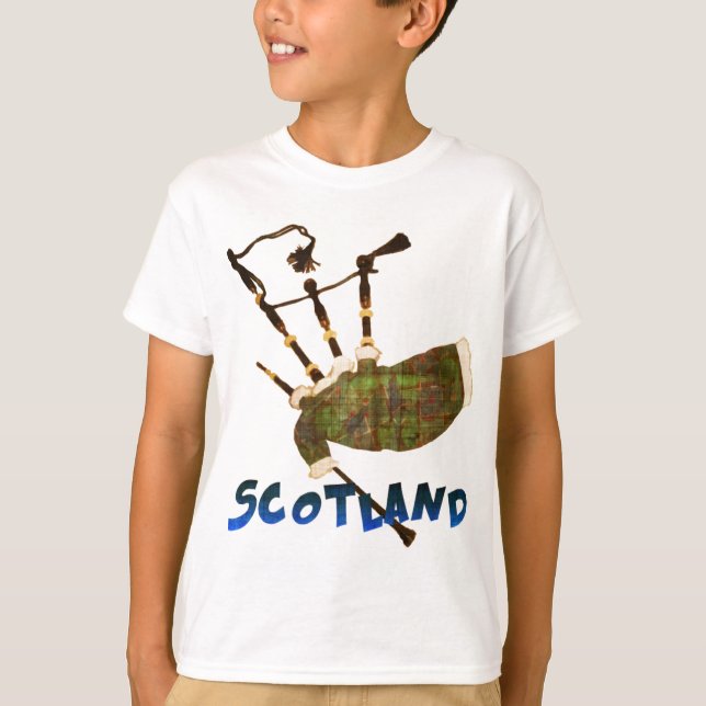 Camiseta Scotland Bagpipe (Frente)