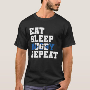 Camiseta Scotland Eat Sleep Rugby Repete Escocês Esporte