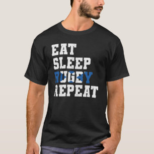 Camiseta Scotland Eat Sleep Rugby Repete Escocês Esporte