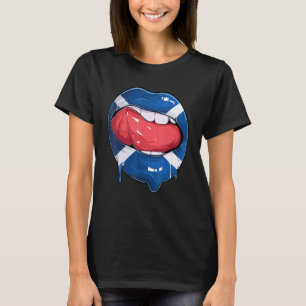 Camiseta Scotland Fan Flag Mouth Soccer Scotsman
