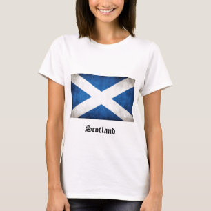 Camiseta Scotland Grunge Flag