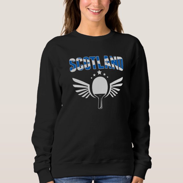 Camiseta Scotland Ping Pong   Scottish Table Tennis Support (Frente)