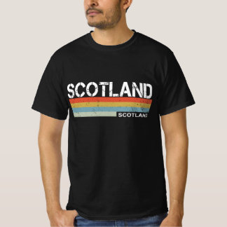 Camiseta Scotland Retro Vintage Stripes