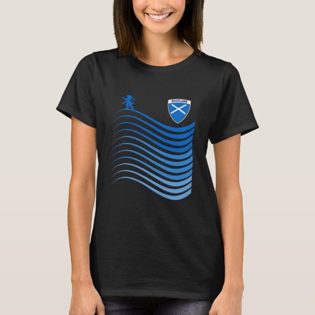 Camiseta Scotland Soccer Jersey Flag (Frente)