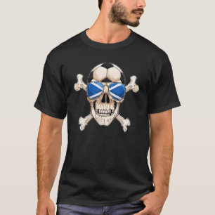 Camiseta Scotland Soccer Pirates Head Scotsman