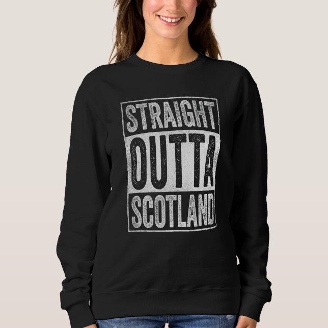 Camiseta Scotland Souvenir Scotland Straight Outta Scotland (Frente)