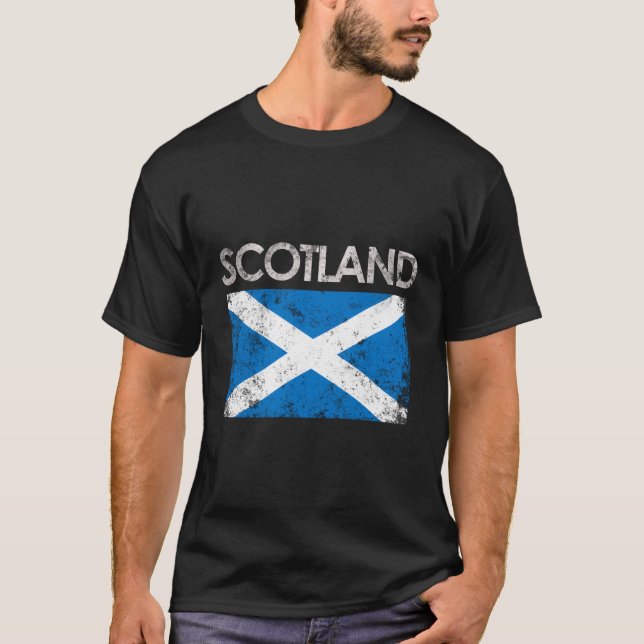 Camiseta Scotland Uk Flag Pride (Frente)