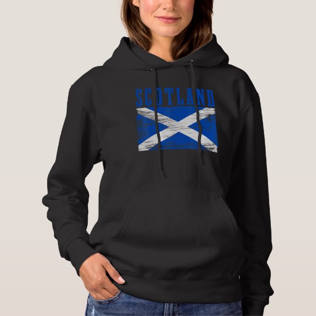 Camiseta Scotland Vintage Scottish Flag Pride (Frente)