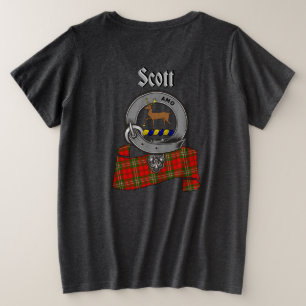 Camiseta Scott Clan Crachá de costas para mulheres