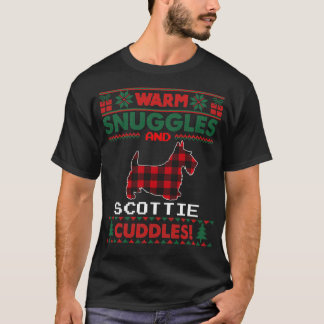 Camiseta Scottie Dog Christmas Pajama Ugly Christmas Sweat
