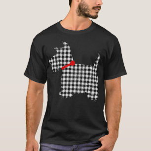 Camiseta Scottie Dog Scottish Terrier Black White Buffalo P