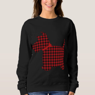Camiseta Scottie Dog Scottish Terrier Red Black Buffalo Pla