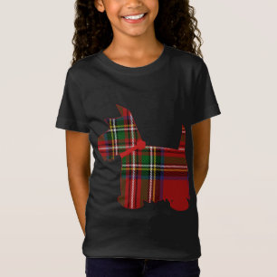 Camiseta Scottie Dog Scottish Terrier Royal Stewart Tartan