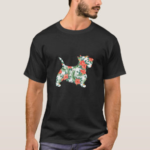 Camiseta Scottie Scottish Terrier Aloha Hawaiian Dog