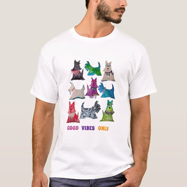 Camiseta Scotties de Boas Vibrações (Frente)