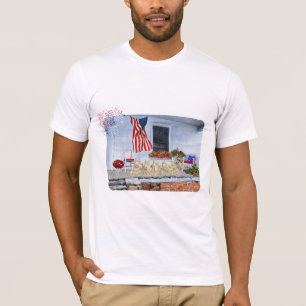 Camiseta Scotties Patrióticos de Trigo Esperam Grande Desfi