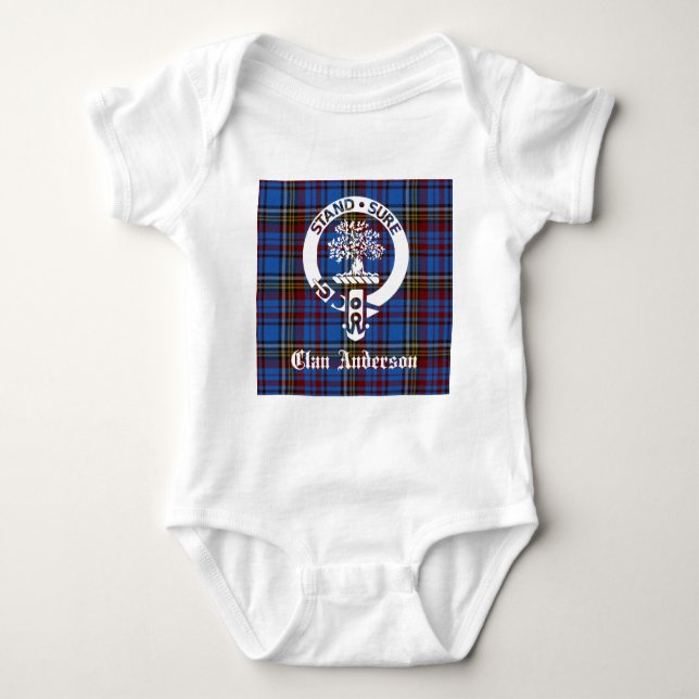 Camiseta Scottish Clan Anderson Crest & Tartan (Frente)