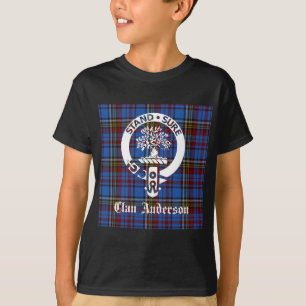 Camiseta Scottish Clan Anderson Crest & Tartan