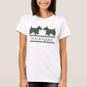 Camiseta Scottish Clan MacInnes Tartan Scottie Dogs