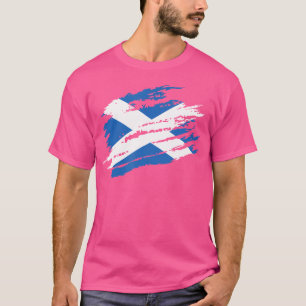 Camiseta Scottish Flag Futebol Scotland Rugby Cricket