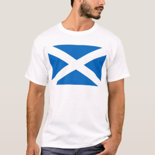 Camiseta Scottish Flag of Scotland Santo Andrew's Cross