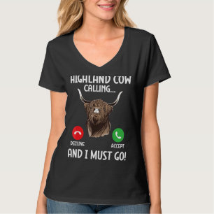 Camiseta Scottish Highland Cow Scotland Highlander Cattle