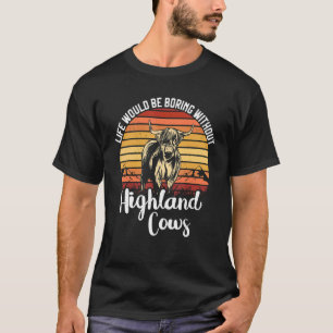 Camiseta Scottish Highland Cow Scotland Highlander Cattle