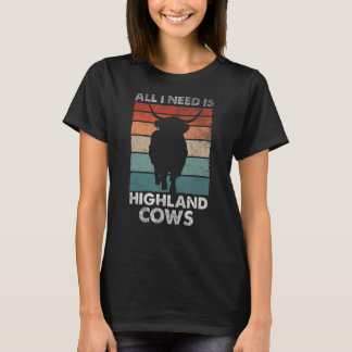 Camiseta Scottish Highland Cow Scotland Highlander Cattle